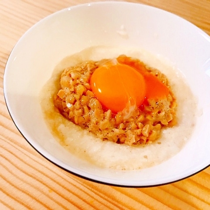 簡単！ねばねばとろ〜り月見丼